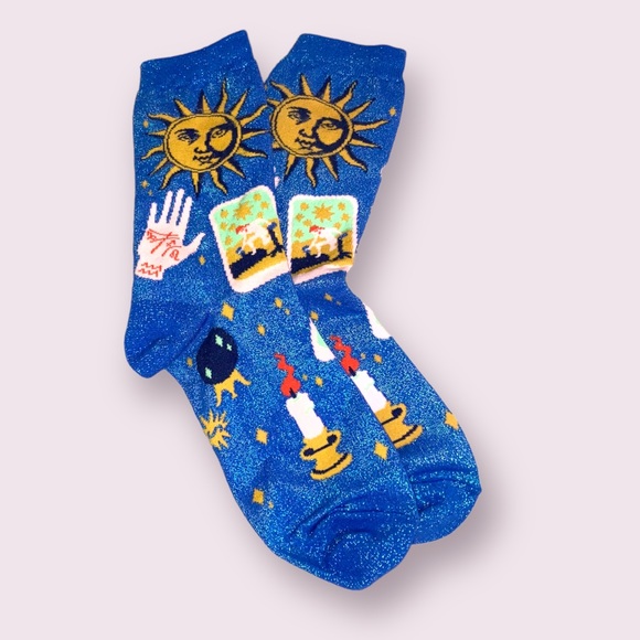 “It’s in the Cards” Novelty Crew Socks by Rachel Rosenkoetter - Picture 3 of 6